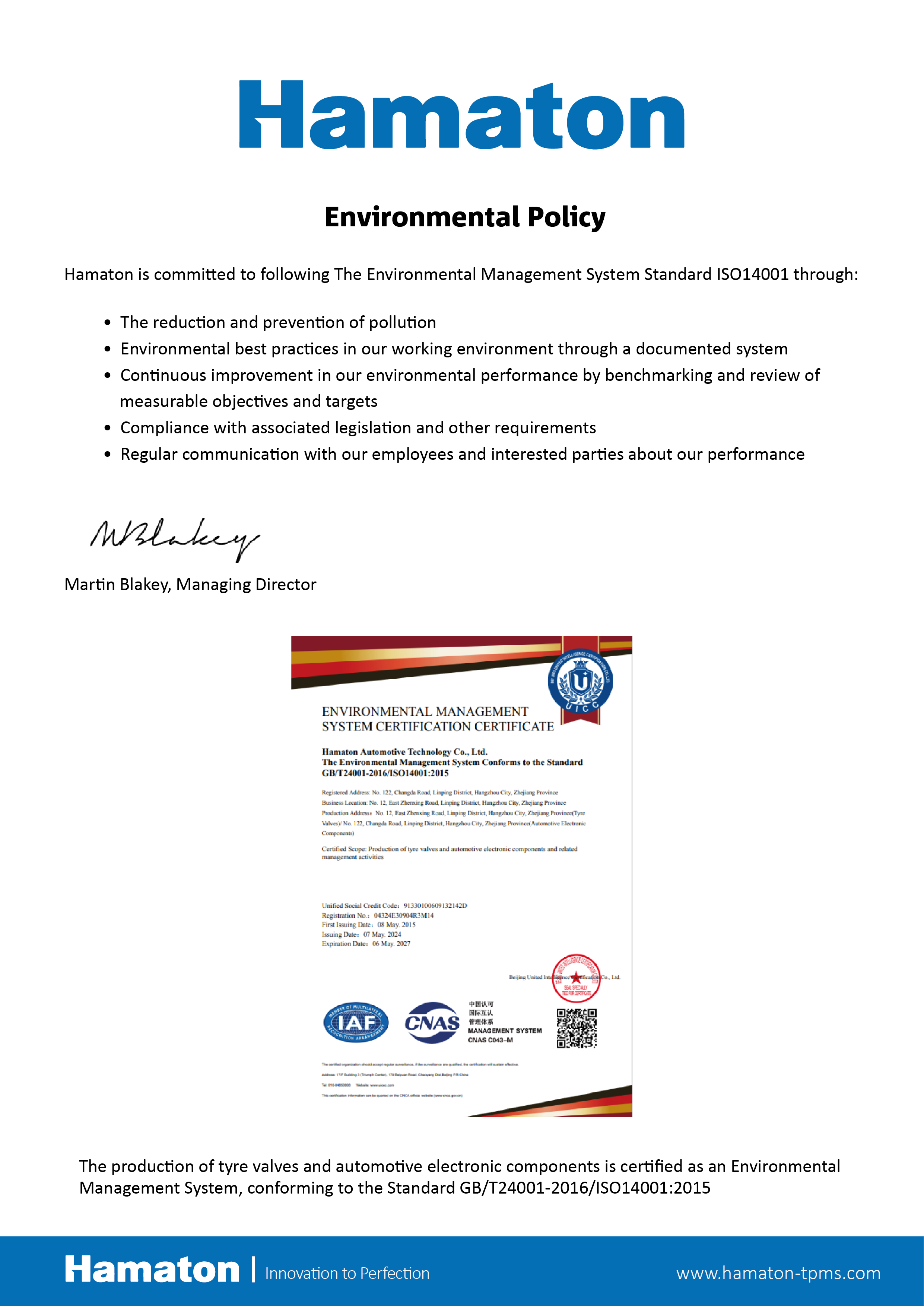 Environmental Policy